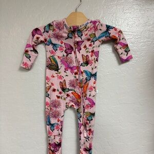 $23 ADD ON posh peanut bamboo butterfly footie 3-6M Zara Janie and Jack Baby Gap